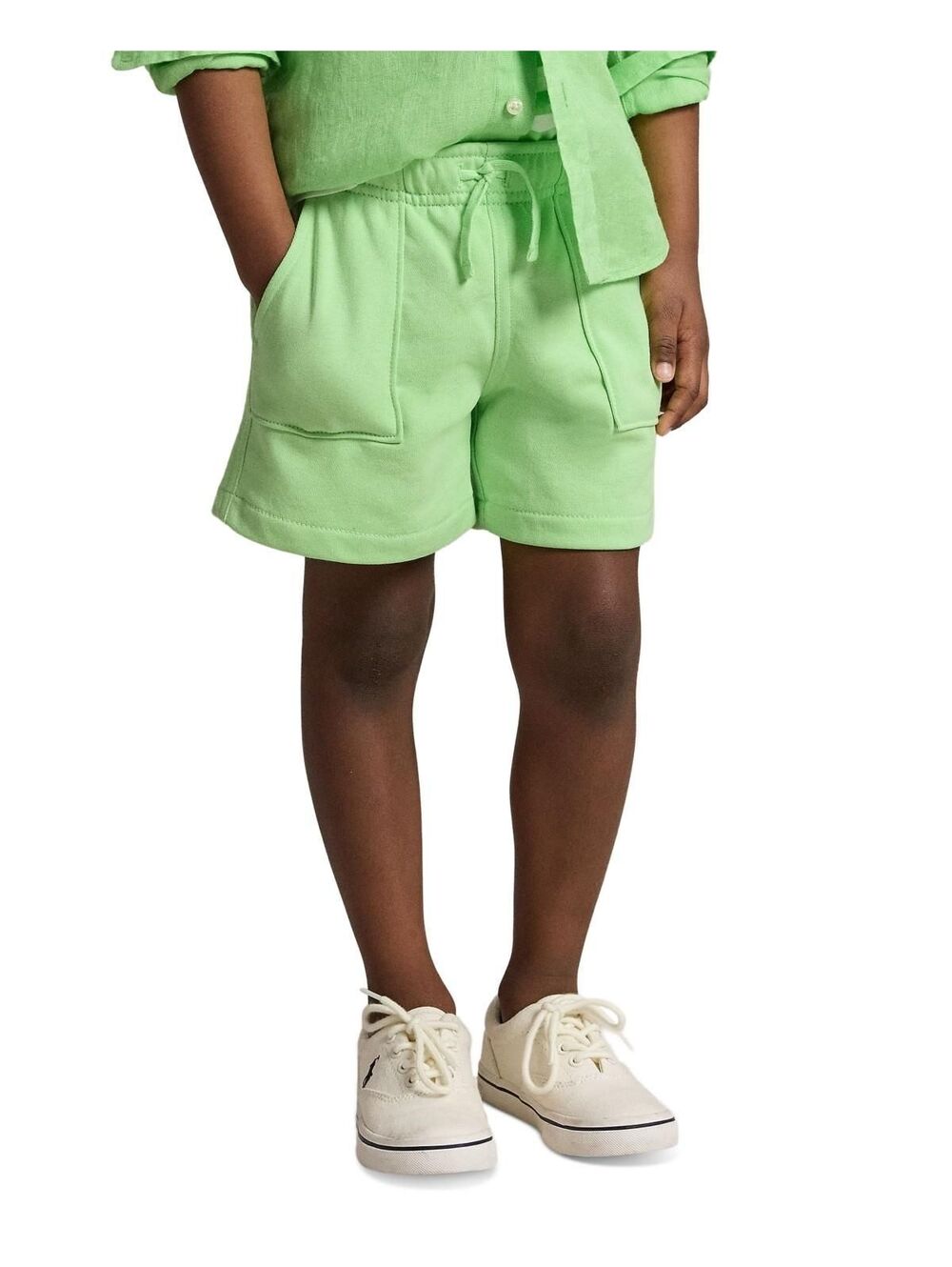 Polo Ralph Lauren Boys' 2-7 French Terry Drawstring Shorts - Key Lime